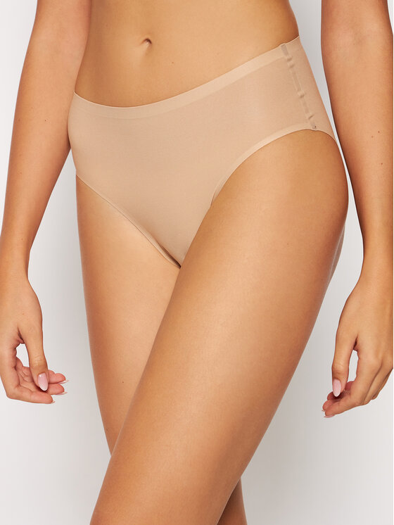 Chantelle Класически дамски бикини Soft Stretch C10670 Бежов