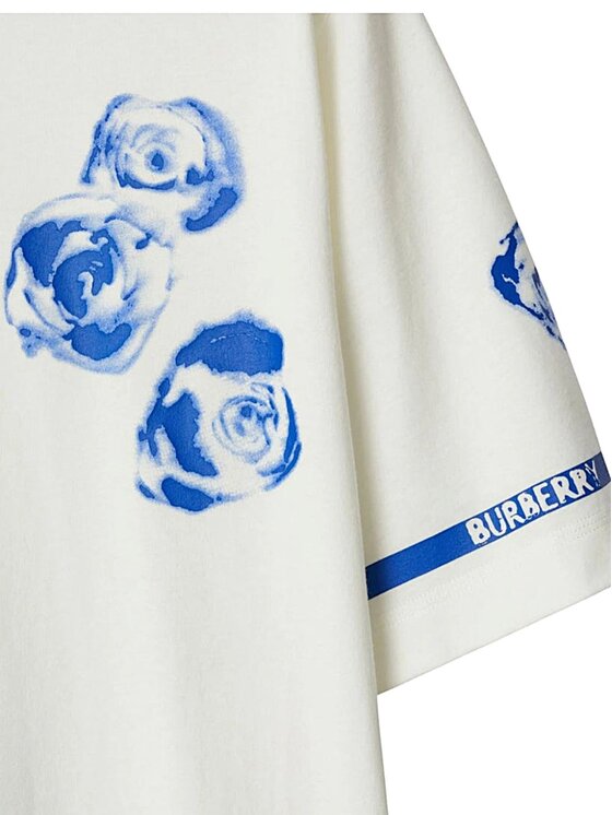 Burberry Burberry T-shirt 8081394 Bianco Regular Fit