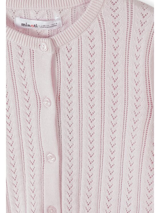 minoti minoti Kardigan 32KNIT154 Różowy jasny Regular Fit