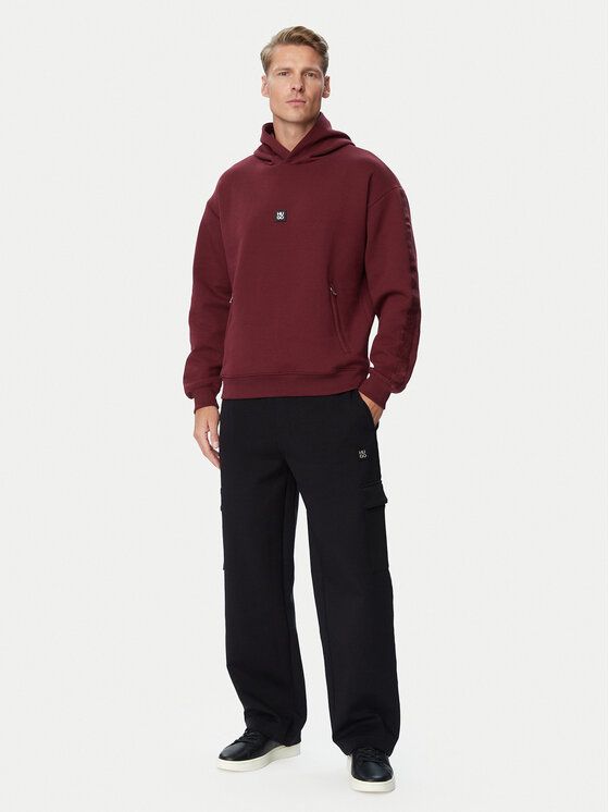 HUGO HUGO Spodnji del trenirke Derypant 50567957 Črna Regular Fit