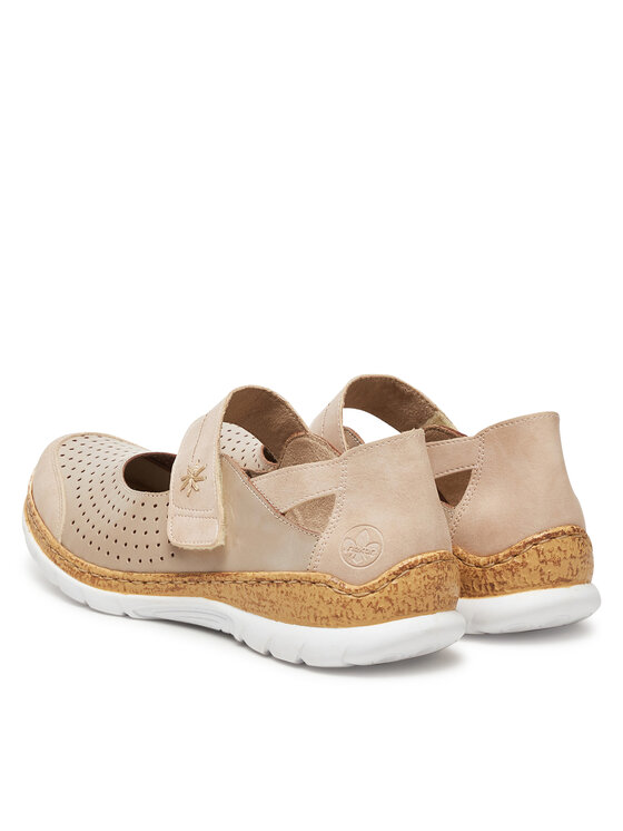 Rieker Rieker Pantofi N42B2-62 Bej