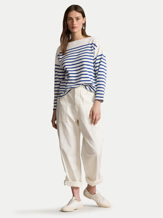 Polo Ralph Lauren Polo Ralph Lauren Bluse 211891523001 Écru Regular Fit