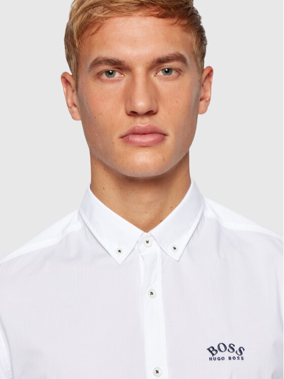 BOSS Boss Košeľa Biado_R 50443686 Biela Regular Fit