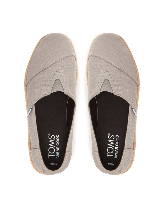 Toms Toms Туфлі Alp Rope 2.0 10019866 Сірий
