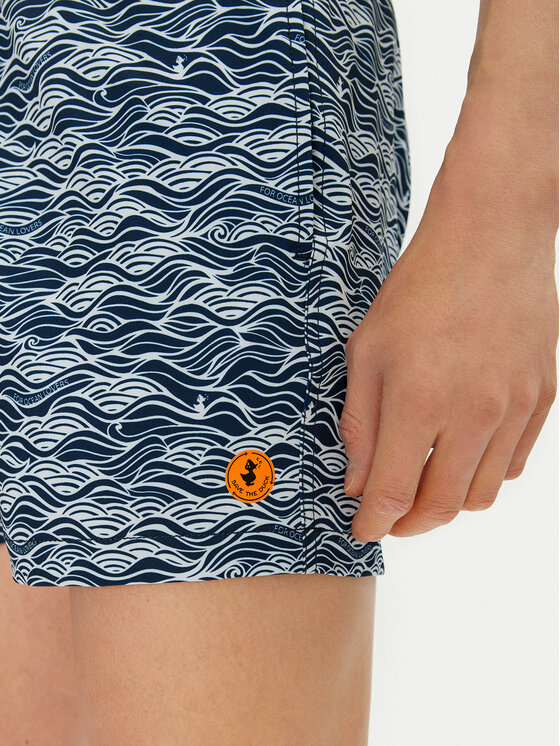 Save The Duck Save The Duck Pantaloni scurți pentru înot DW1222M SIPO20 Albastru Regular Fit