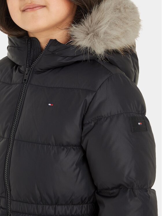 Tommy Hilfiger Tommy Hilfiger Μπουφάν πουπουλένιο KG0KG07805 Μαύρο Regular Fit