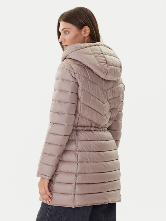 DKNY DKNY Ziemas mētelis DLEMPV38 Bēšs Slim Fit