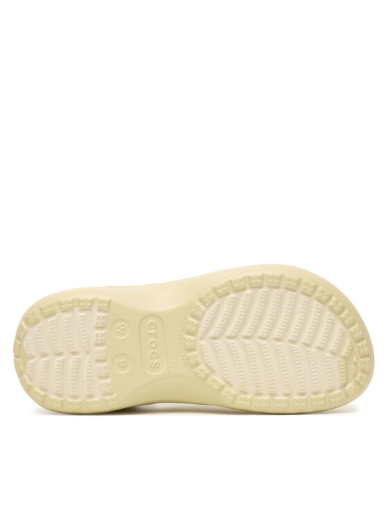 Crocs Crocs Plätud Classic Platform Fuzz Lined Clog 212854 Beež