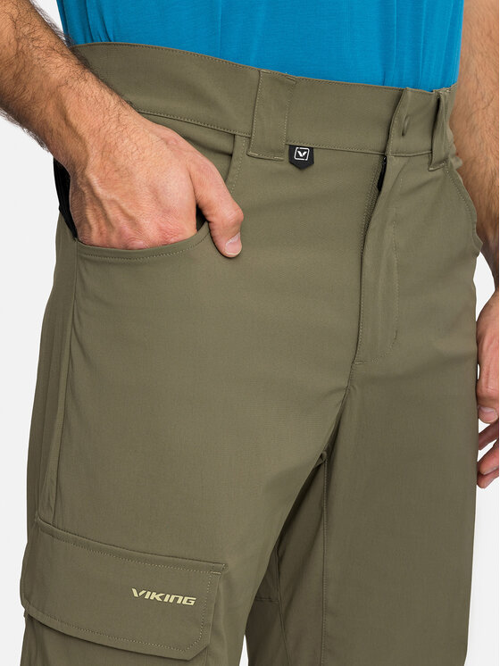 Viking Viking Spodnie materiałowe Hanzo Khaki Regular Fit