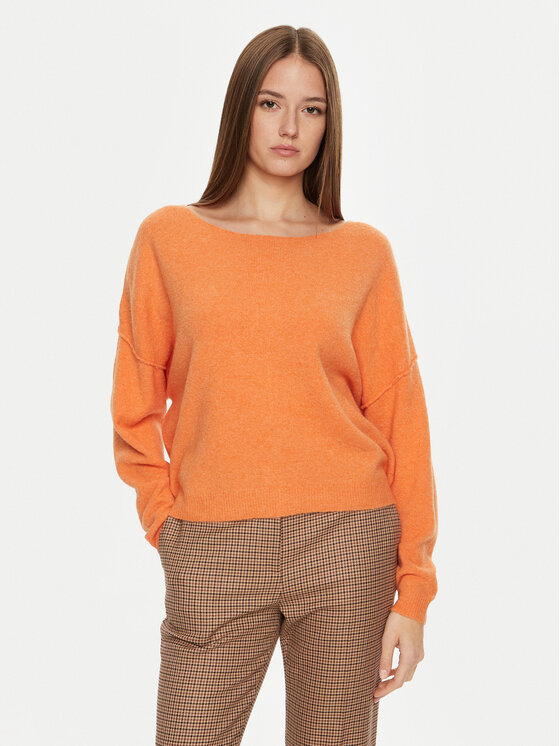 Damski Sweter American Vintage, Rozmiar XS/S, Pomarańczowy, Damsville DAM225H24