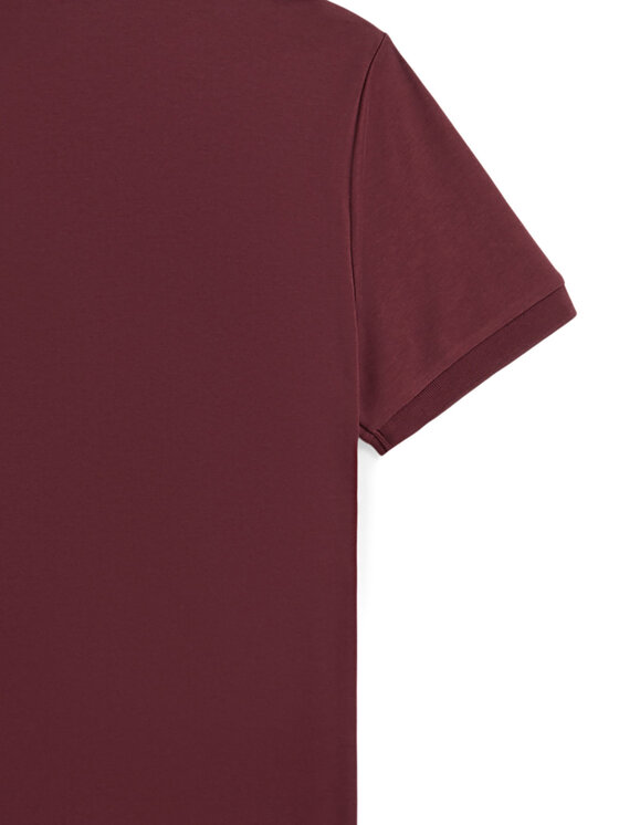 Polo Ralph Lauren Polo Ralph Lauren Polo majica 710704319173 Bordo rdeča Custom Slim Fit