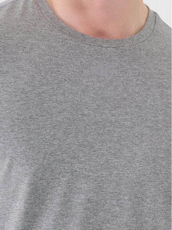 4F 4F T-Shirt 4FWAW26TFTSM2354-25M Szary Active Fit