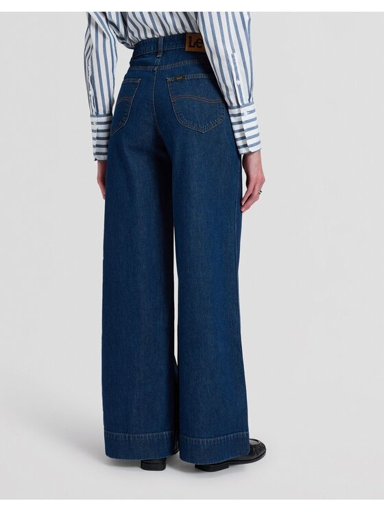 Lee Lee Jeansy EXTREME STELLA Niebieski Wide Leg