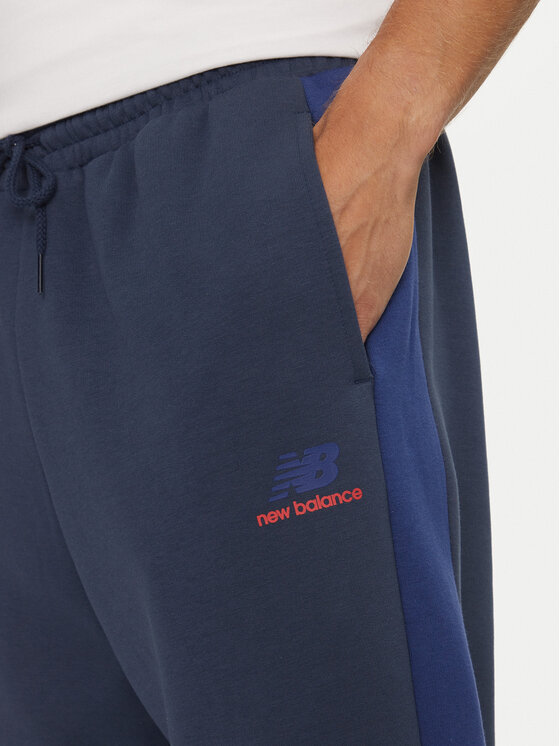 New Balance New Balance Pantaloni trening MP43522NNY Albastru Relaxed Fit