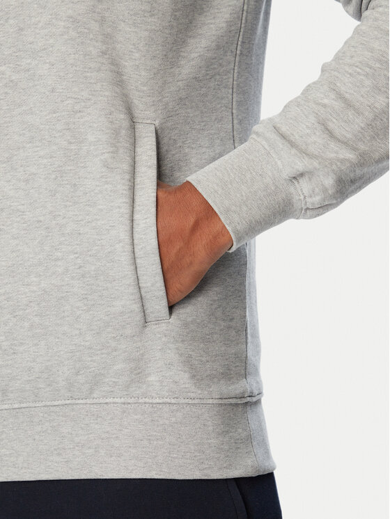 Tommy Hilfiger Tommy Hilfiger Mikina Tipping Terry MW0MW44943 Šedá Regular Fit