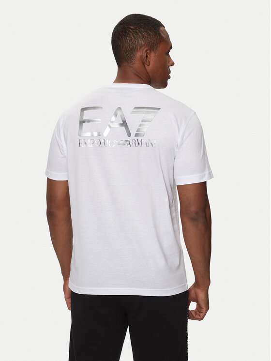 EA7 Emporio Armani EA7 Emporio Armani T-shirt 6DPT06 PJFFZ 0100 Bianco Regular Fit