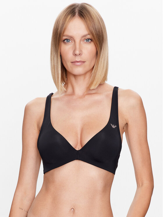 Emporio Armani Underwear Podprsenka Bralette 164593 3R384 00020 Čierna