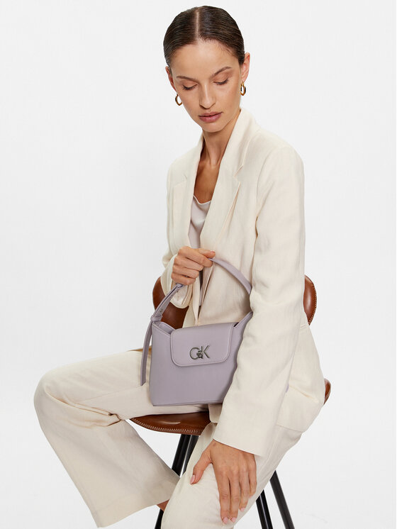 Calvin Klein Calvin Klein Torbica Re-Lock Shoulder Bag Md K60K610769 Ljubičasta