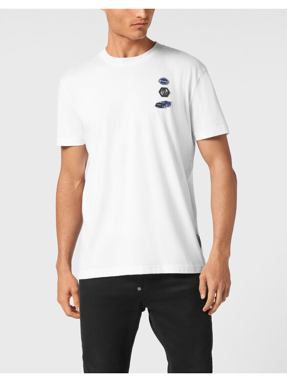 PHILIPP PLEIN PHILIPP PLEIN T-Shirt 21185 Biały Regular Fit