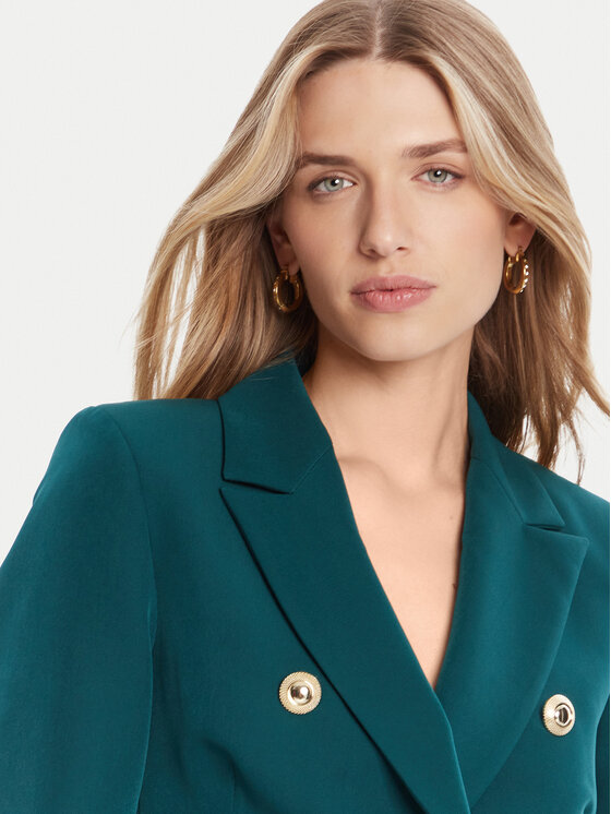 Rinascimento Rinascimento Švarkas CFC0126227003 Žalia Slim Fit