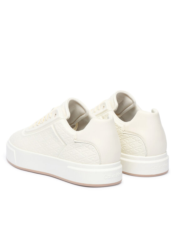 Calvin Klein Calvin Klein Сникърси Basket Cup Oxf Lup Hf HM0HM02132 Кремав