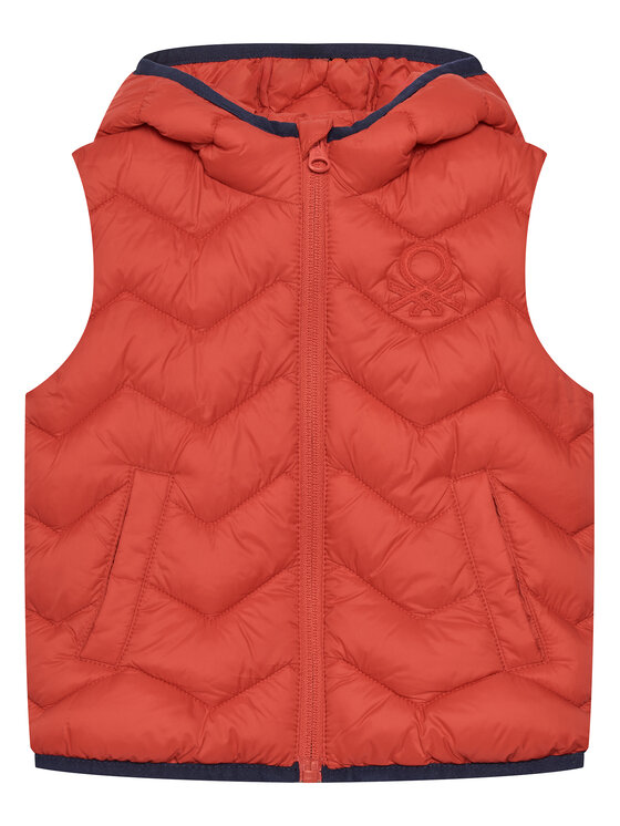 United Colors Of Benetton United Colors Of Benetton Weste 2TWDGJ00G Rot Regular Fit