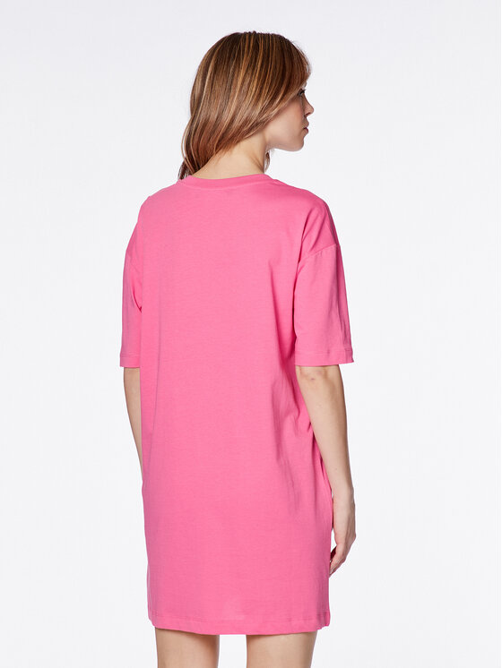 LOVE MOSCHINO LOVE MOSCHINO Φόρεμα καθημερινό W592338M 3876 Ροζ Relaxed Fit