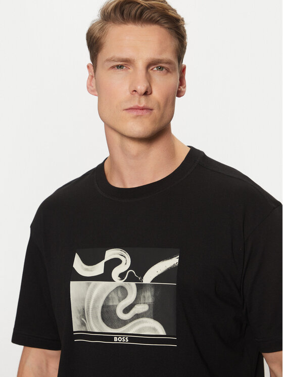 BOSS BOSS T-shirt 50534919 Crna Regular Fit