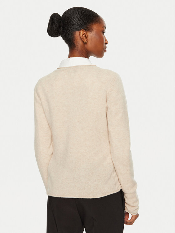 Tommy Hilfiger Tommy Hilfiger Пуловер WW0WW43505 Бежов Regular Fit
