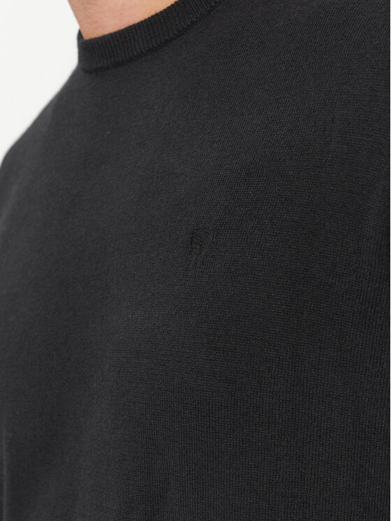 Wrangler Wrangler Πουλόβερ 112343108 Μαύρο Regular Fit