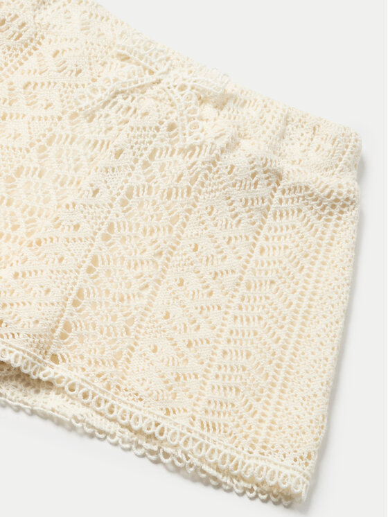 Mayoral Mayoral Komplet top i spodenki 1235 Écru Regular Fit