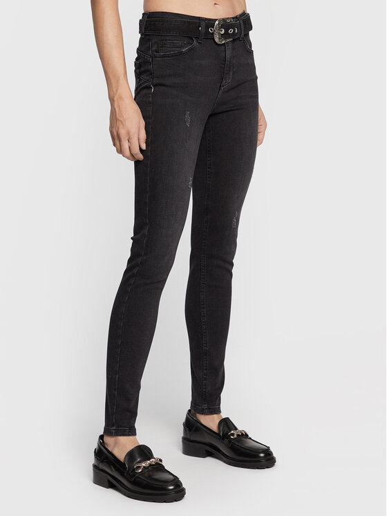 Liu Jo Džínsy UF2013 DS015 Čierna Slim Fit