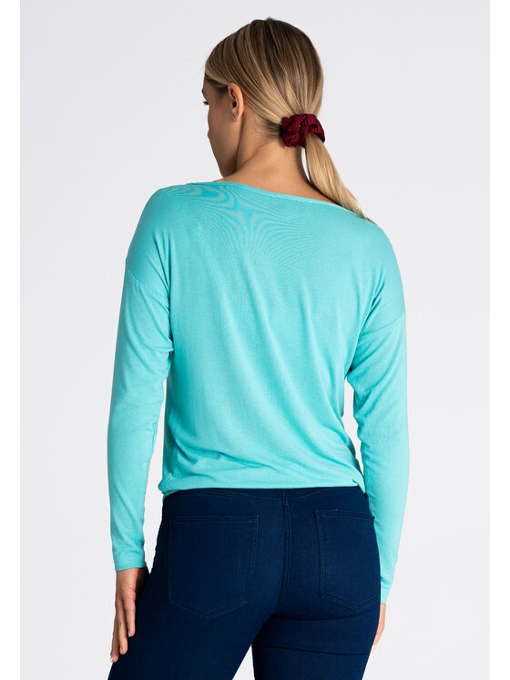 FIGL FIGL Bluzka M981 Zielony Regular Fit