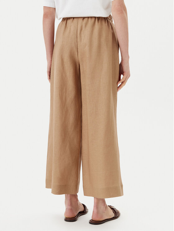 Max Mara Max Mara Spodnie materiałowe Minnie 2516131018 Beżowy Relaxed Fit