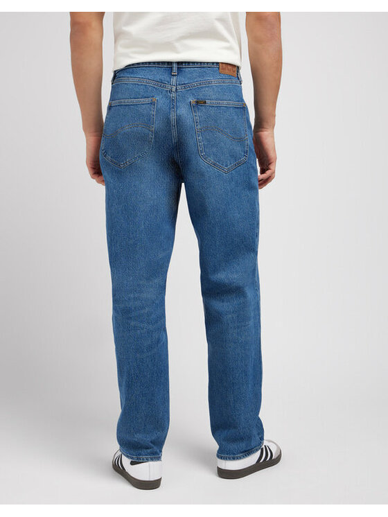Lee Lee Jeansy ASHER Niebieski Loose Fit