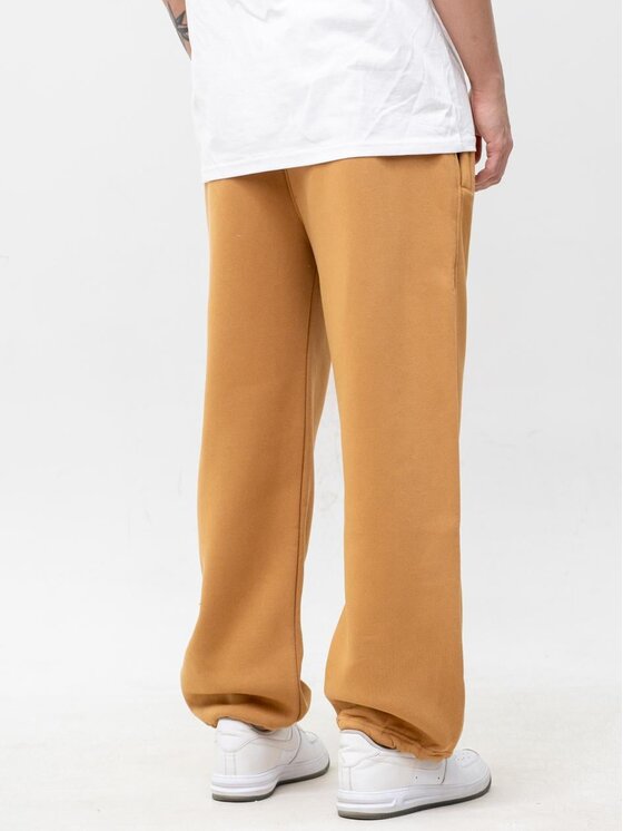 Jigga Wear Jigga Wear Spodnie dresowe Szerokie regulowane luźne 130314 Beżowy Baggy Fit