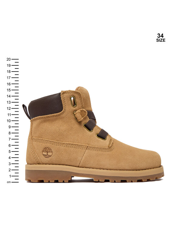 Timberland Timberland Gležnjarji Courma Kid TB0A5NJNEND1 Svetlo rjava