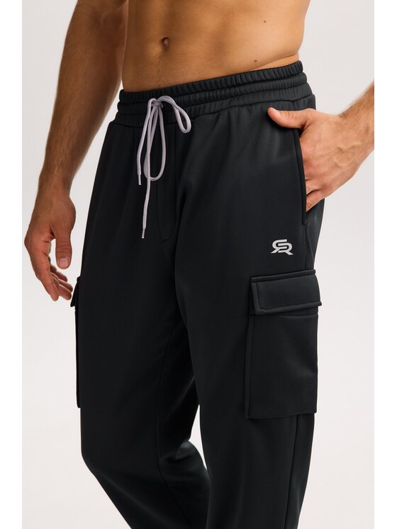 ROUGH RADICAL ROUGH RADICAL Spodnie dresowe DYNAMIC PRO JOGGERS MEN Czarny Regular Fit