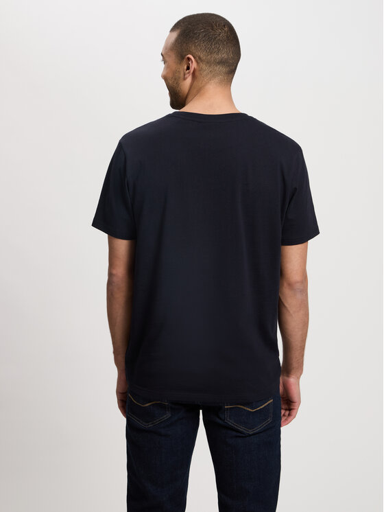Cross Jeans Cross Jeans T-Shirt 16119-310 Granatowy Regular Fit