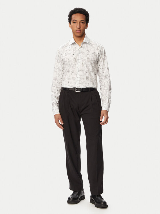 KARL LAGERFELD KARL LAGERFELD Košeľa 605000 563613 Biela Regular Fit