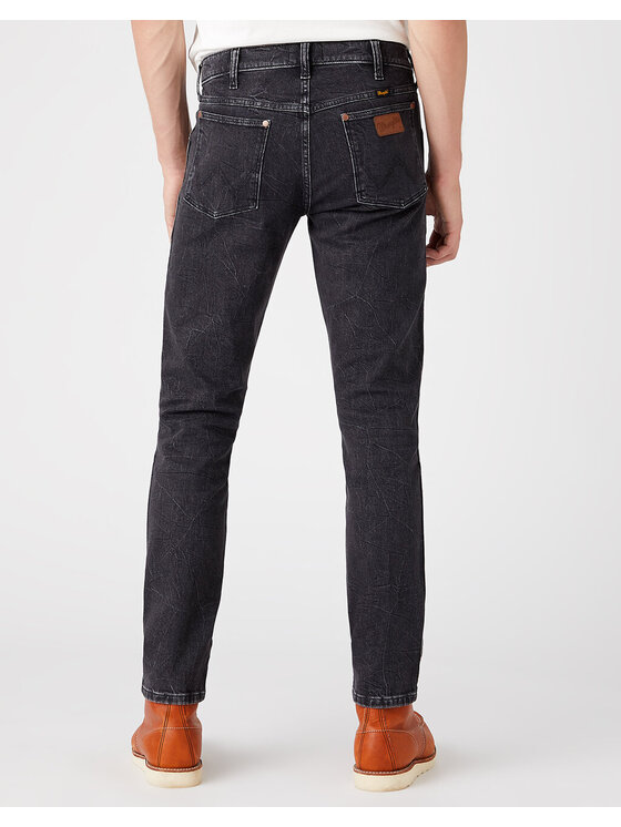 Wrangler Wrangler Jeansy LARSTON Czarny Slim Fit
