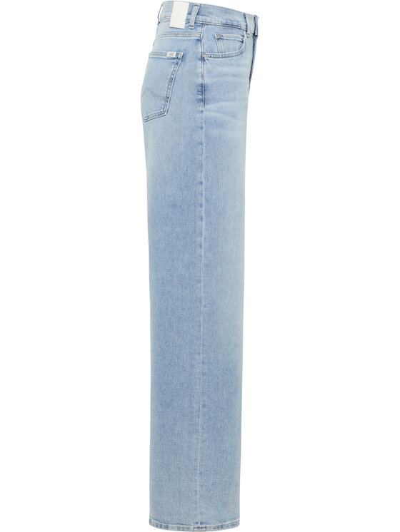 Mustang Mustang Jeansy Style Luise Wide Niebieski Wide Fit