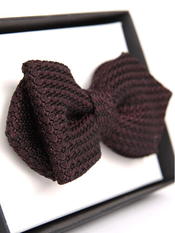 ELSNER ELSNER Παπιγιόν DIAMOND Z GRENADYNY GARZA GROSSA A6189 Μπορντό