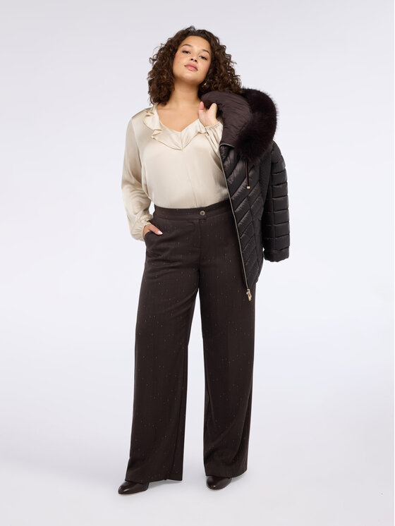 Fiorella Rubino Fiorella Rubino Blusa 2071T002456N002 Écru Regular Fit