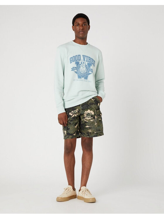 Wrangler Wrangler Felpa VARSITY Blu Regular Fit