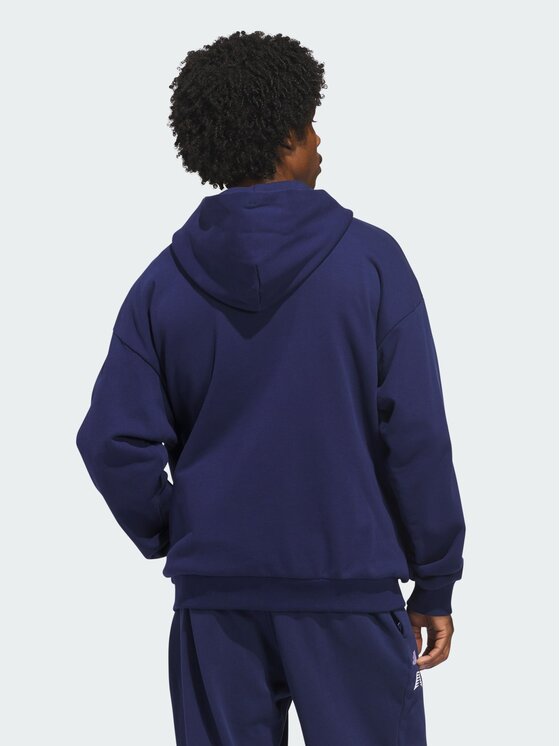 adidas adidas Bluza techniczna 159371 Niebieski jasny Loose Fit