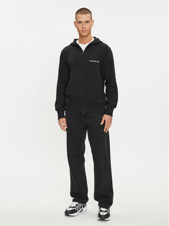 Calvin Klein Jeans Calvin Klein Jeans Μπλούζα Institutional J30J325148 Μαύρο Regular Fit