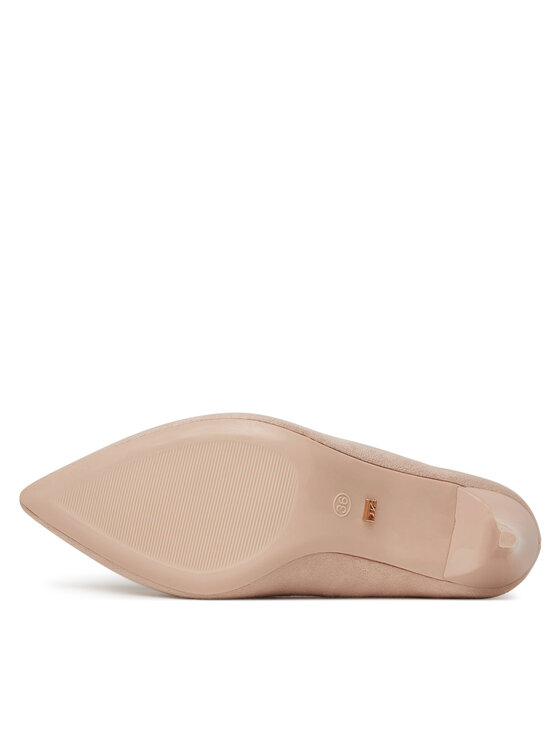 DeeZee DeeZee Pantofi cu toc subțire DZ002 Bej