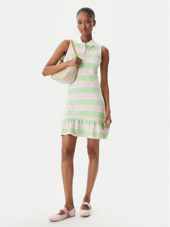 Juicy Couture Juicy Couture Poletna obleka Juicy Peplum JCGED126016 Zelena Regular Fit