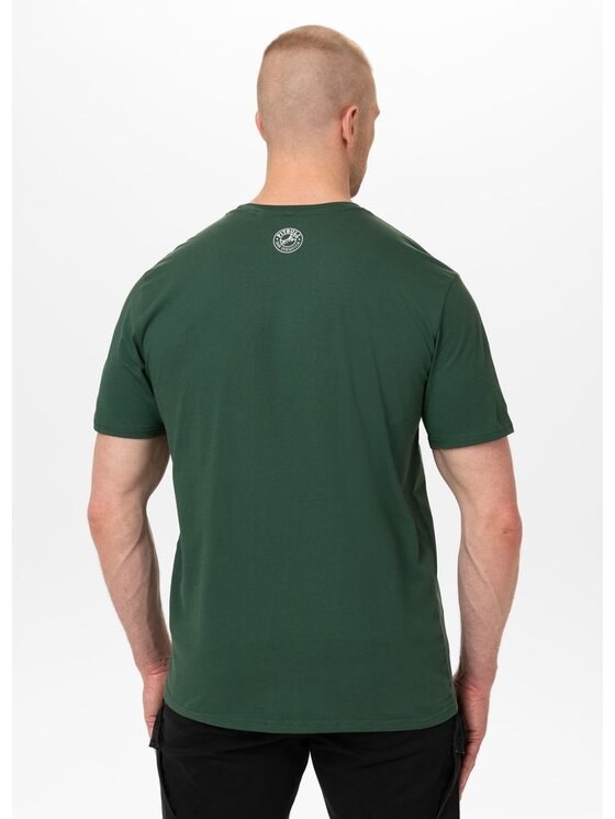 PITBULL PITBULL T-Shirt SAN DIEGO CA Zielony Regular Fit